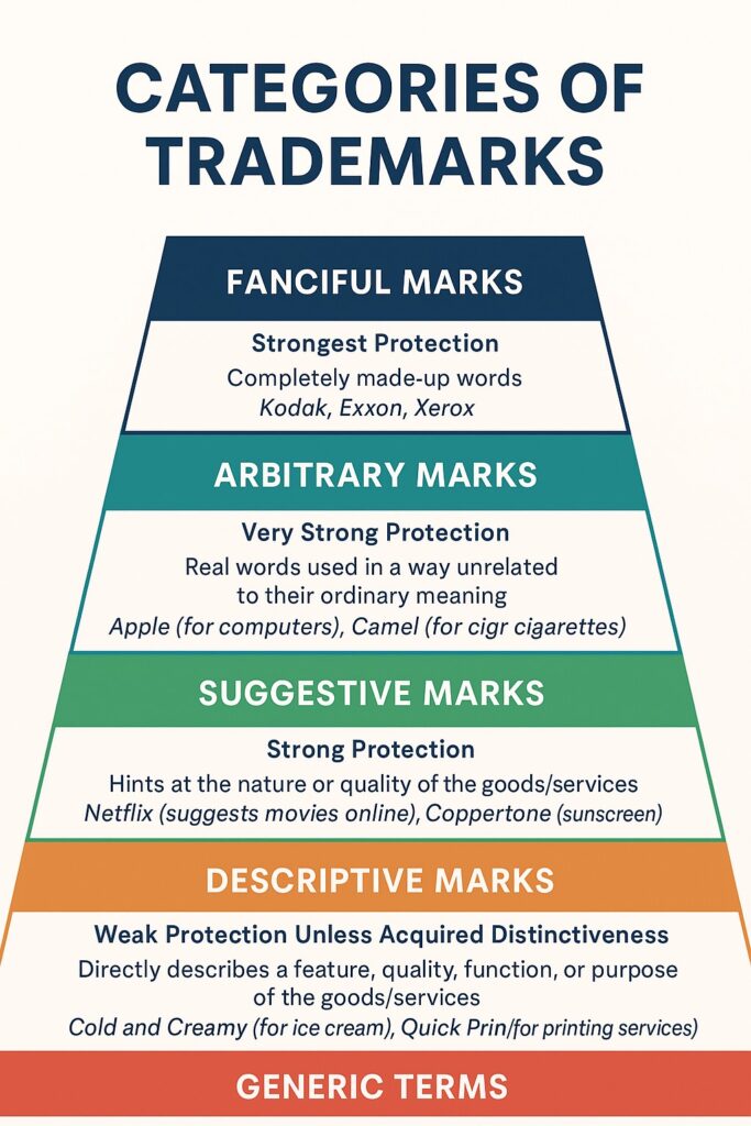 Understanding the Categories of Trademarks: A Practical Guide for Businesses